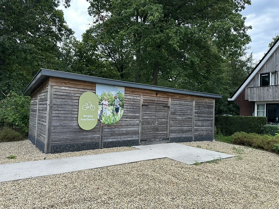 fietsen in hoge hexel